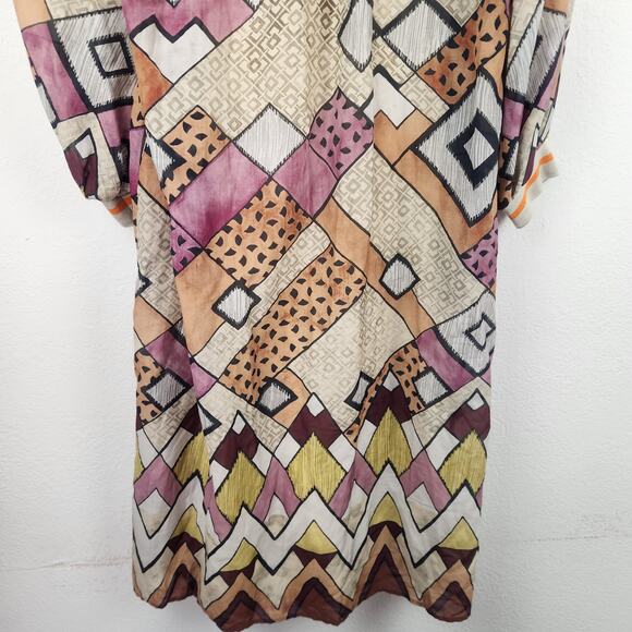 Julia June Flowy Boho Dress Size 36 US Small Long Sleeve Art Lightweight NWT - Picture 7 of 11